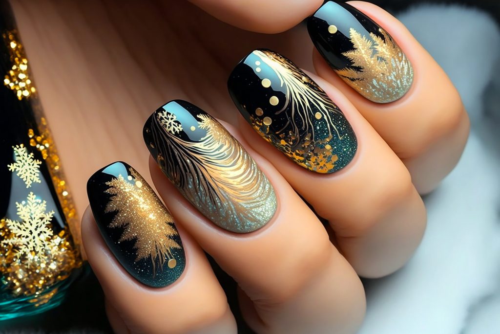 Nail design by Palace Nail Spa Harvey